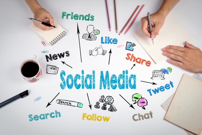 using personal social media accounts for business