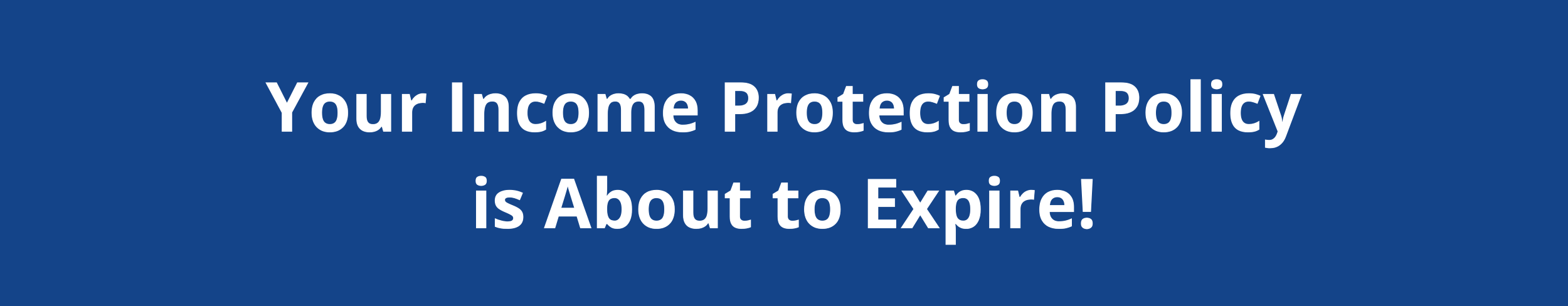 Income Protection - IDU income protection